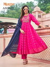 Amrut By Banwery Rayon Kurti With Bottom Dupatta Wholesale Shop In Surat